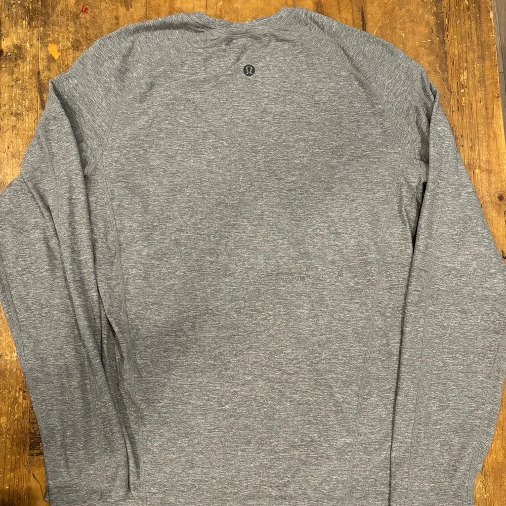 Lululemon Long Sleeve Top Shirt Mens XLarge Stretch Heathered Crewneck